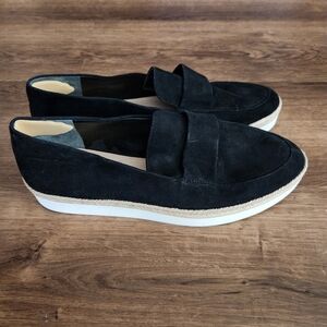 Via Spiga Tenley Platform Loafers Black